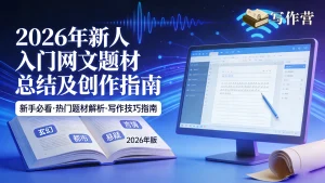 2026年新人入门网文题材总结及创作指南