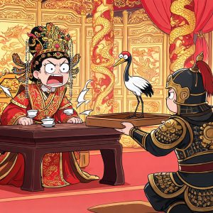 "来人，赐丹顶鹤"——离谱小说上了热搜，AI背不动这个锅